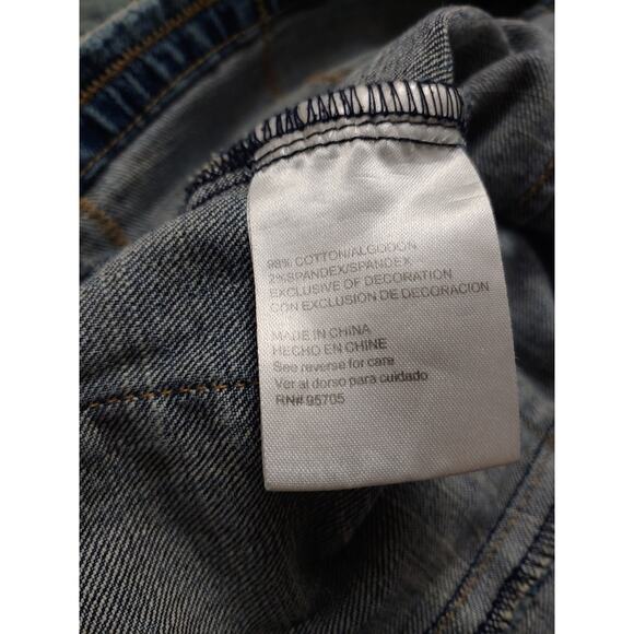 Womens Plugg Denim Y2K Distressed denim jacket sz S - Picture 5 of 7